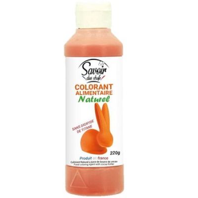 Deco-Relief Natural Velvet Coloured Cocoa Butter - Orange  220gm